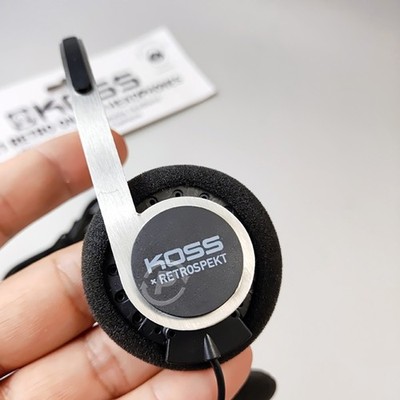 Genuine KOSS x Retrospekt P/21 Retro On Ear Headphones with Black