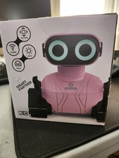 GILOBABY Robot Toy Remote Control RC Robots for Kids 3 with LED Eyes PINK, NEW