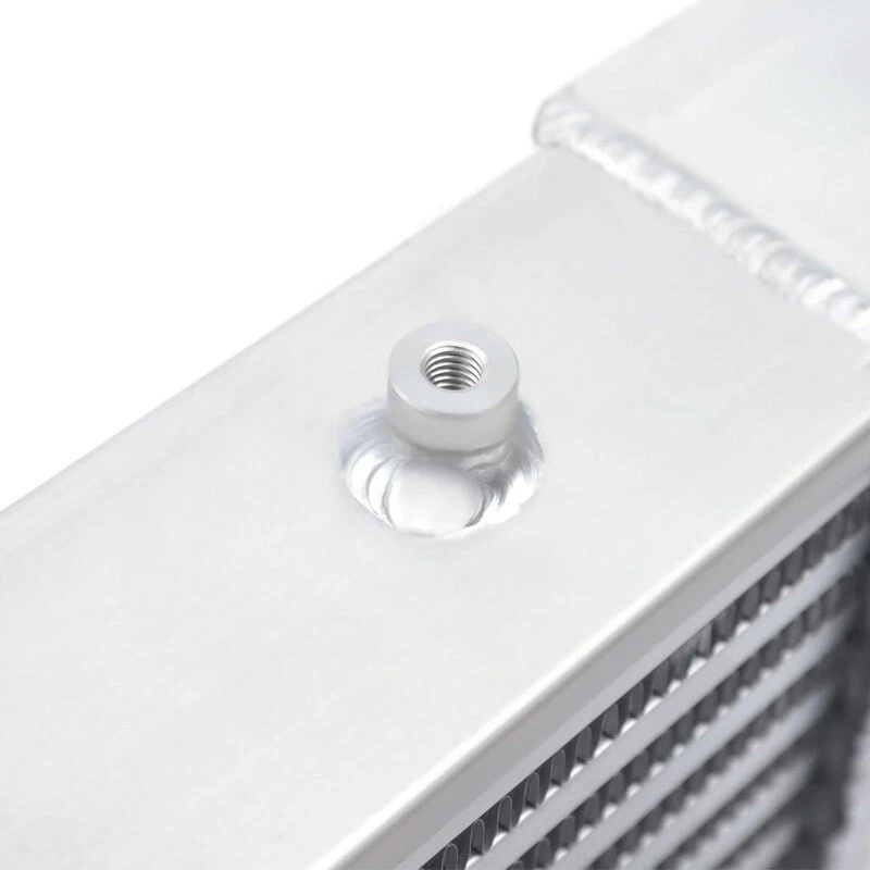 2.5"inch Aluminum Intercooler Front Mount Inlet & Outlet Same One Side Universal Foto 3 de 4