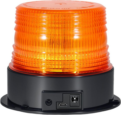 Magnetic Wireless Beacon Light, Rechargeable Emergency Flashing Warning Battery