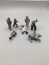 Antique Lead soldiers Lot of 7 Hand Painted, 1920s-30s, Damaged