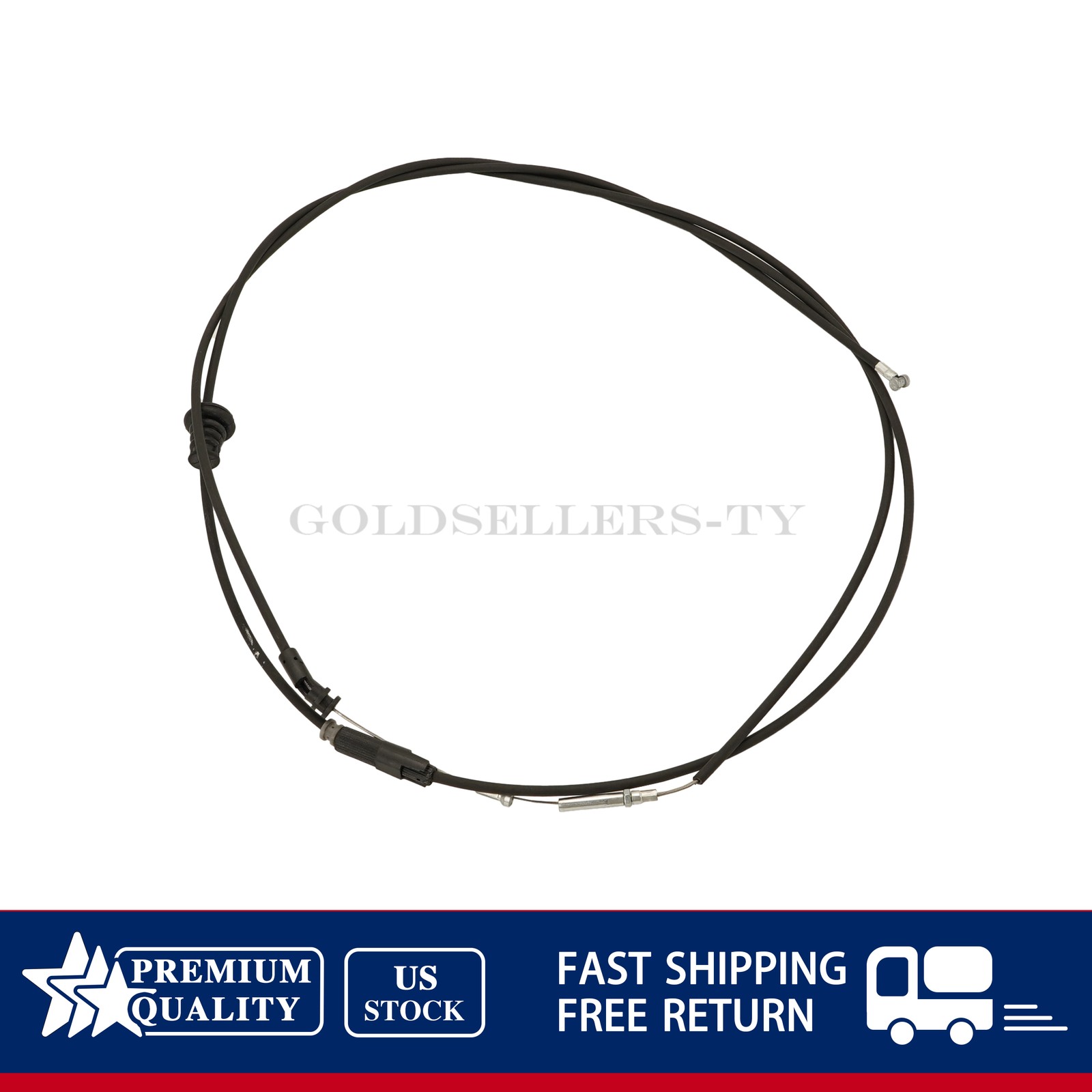 3W0823531 Front Hood Unlock Cable For Bentley Continental GT GTC Flying Spur US
