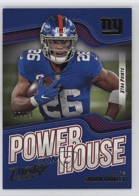 2021 Panini Prestige Power House Xtra Points Gold /99 Saquon Barkley #PH-SB 1q03