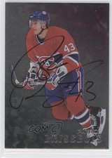 1998-99 ITG Be A Player Silver Auto Patrice Brisebois #216 Auto 0f2