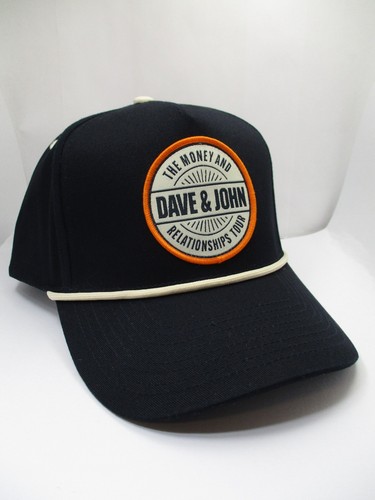 Dave & John The Money Relationships Tour Patch Cap Hat Dave Ramsey John Delony