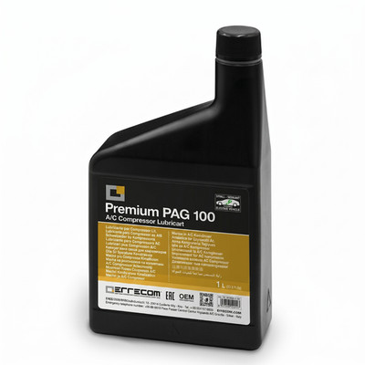 Premium A/C Compressor Oil PAG 100 1L Errecom R134a R1234yf OL6003.K.P2