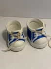 Vintage Cabbage Patch Kids Designer Line Chunky Blue White Sneakers Shoes