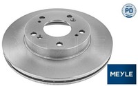 2X Bremsscheibe Meyle 31-155210049/PD 2 Bremsscheiben Vorderachse Vorne