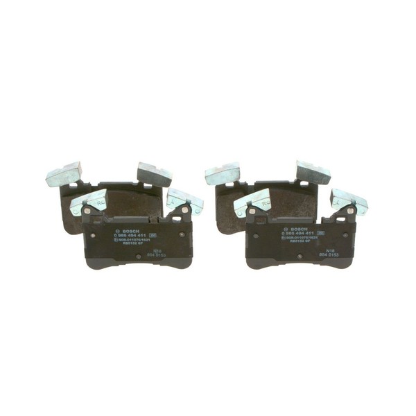 Bosch 0 986 494 411 Bremsbelagsatz, Scheibenbremse-image