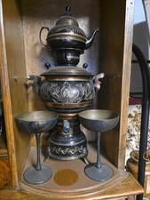 Juego de tetera esmaltada tetera turca máquina de samovar
