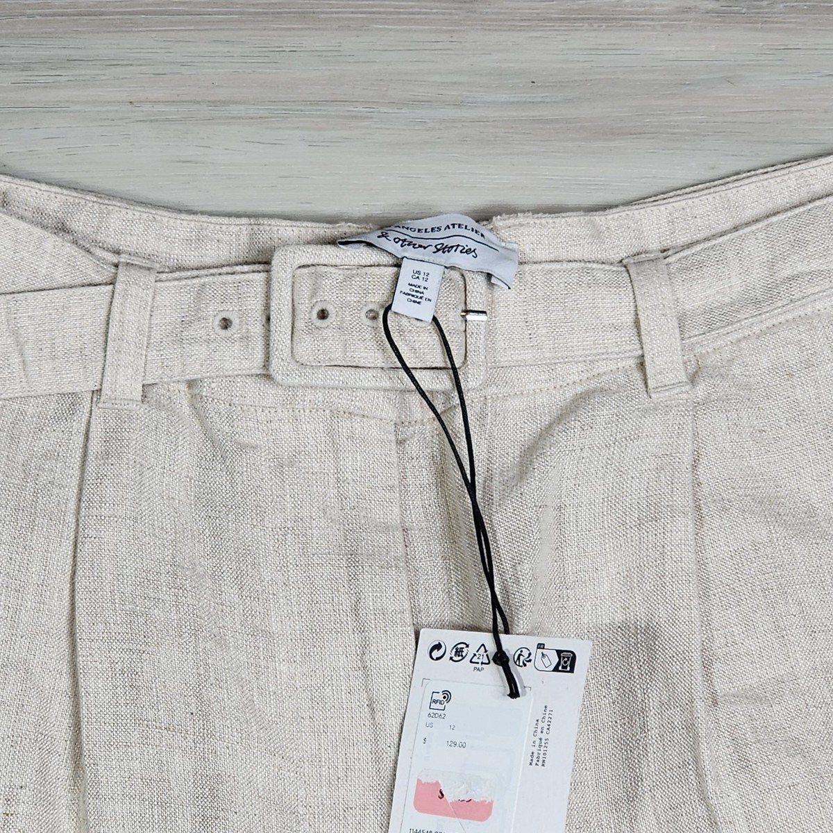 Los Angeles Atelier & Other Stories Pants Women's 12 Khaki New | eBay