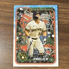 Topps 2024 Holiday Sal Frelick Rookie Insert #H35 Milwaukee Brewers