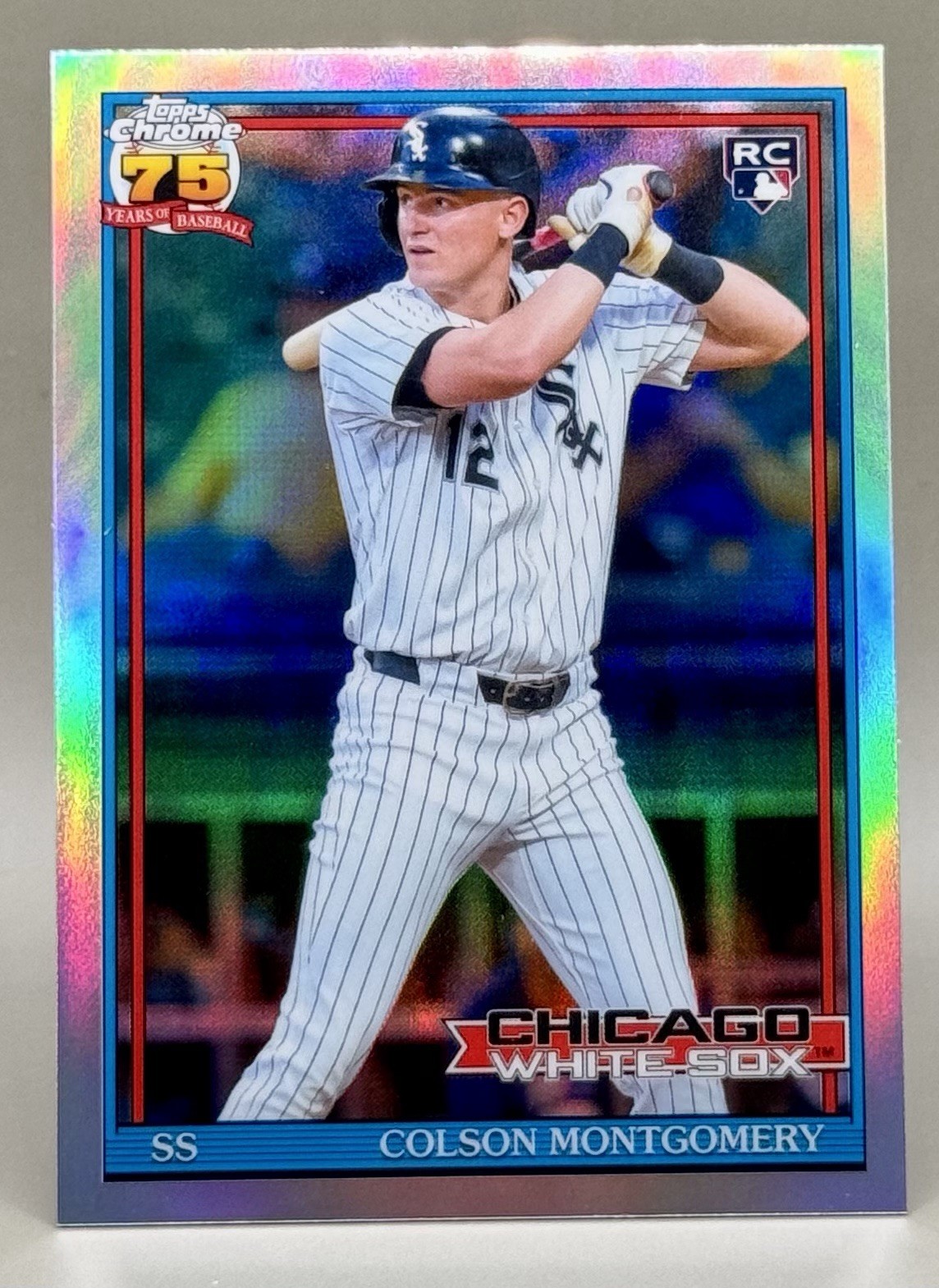 Topps 2026 Chrome 75 Years Colson Montgomery RC #91CB-16 White Sox