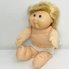 Cabbage Patch Kids Girl Blonde Cornsilk Blue Eyes Upper Dimple OOAK Transitional
