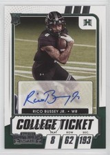 2021 Panini Contenders Draft Picks College Ticket Rico Bussey Jr #176 Auto 5w7