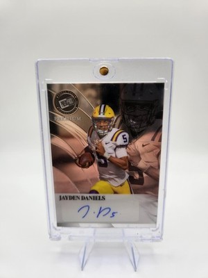 2024 Leaf Press Pass Premium - Retro Autographs Jayden Daniels #RA-JD3 /49