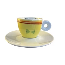 Illy Art Collection 2001 Artistas do Brasil Espresso Cup & Saucer #02869 by IPA