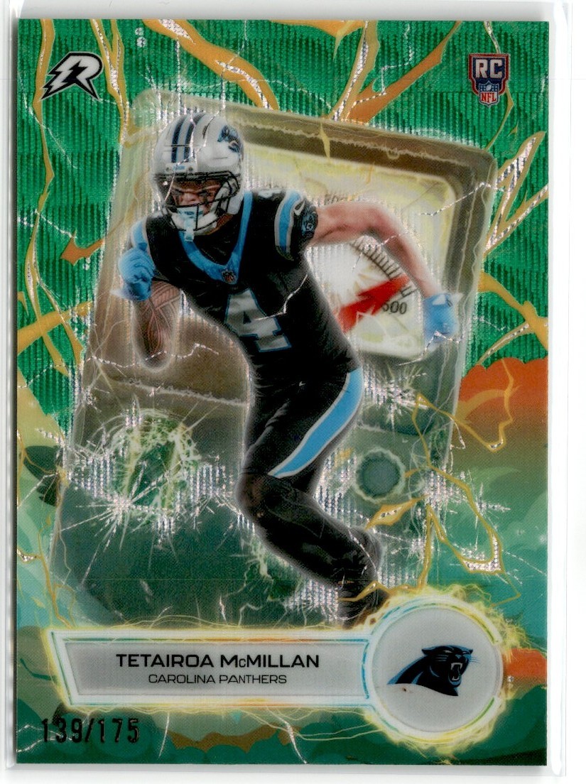 2025 Topps Resurgence Voltaic Tetairoa McMillan Rookie /175 Panthers