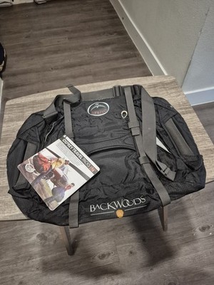 Osprey Transporter 30 Duffel Bag 30L Black Backwoods NWT New w Tags