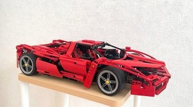 Lego Racers 8653 ENZO FERRARI 1/10 Scale Used From Japan