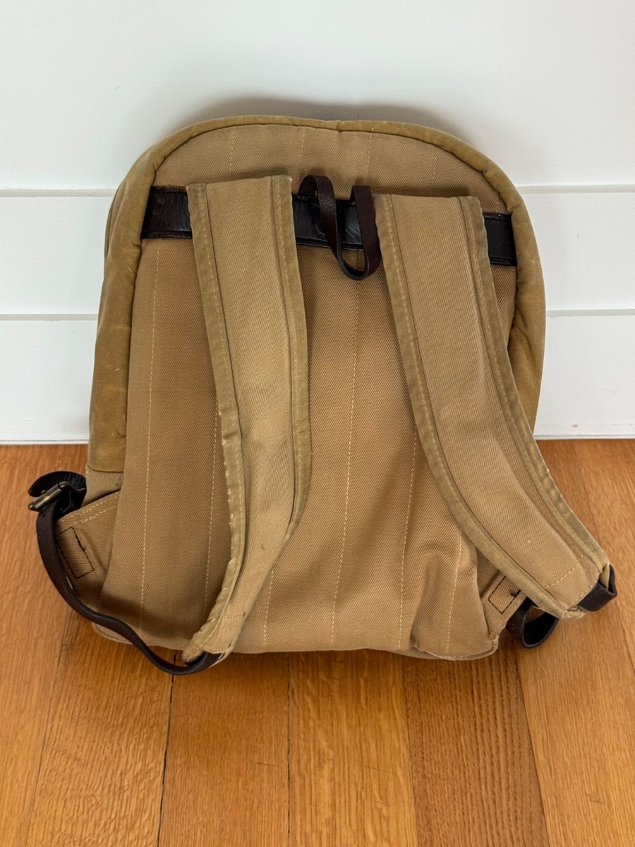 Filson Brooks Brothers Journeyman Backpack Tan Made in USA MiUSA