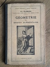 Livre Scolaire Ancien Géométrie 1925
