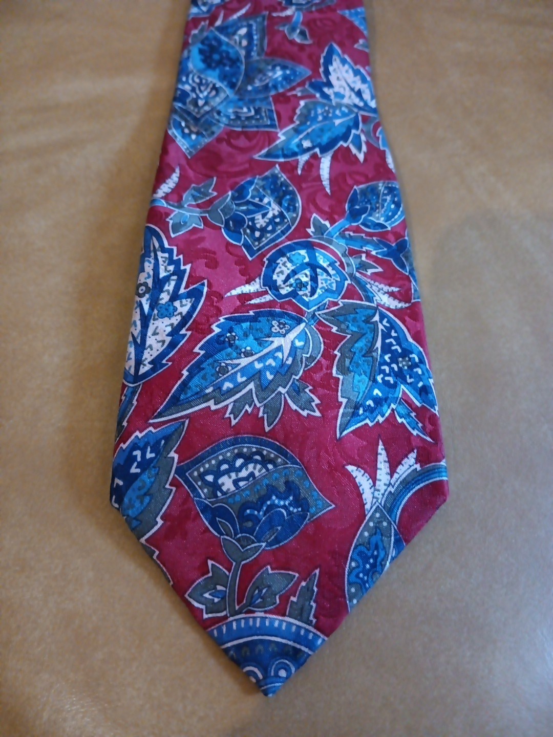 Basic Elements Polyester Men's Necktie Red& Blue … - image 4