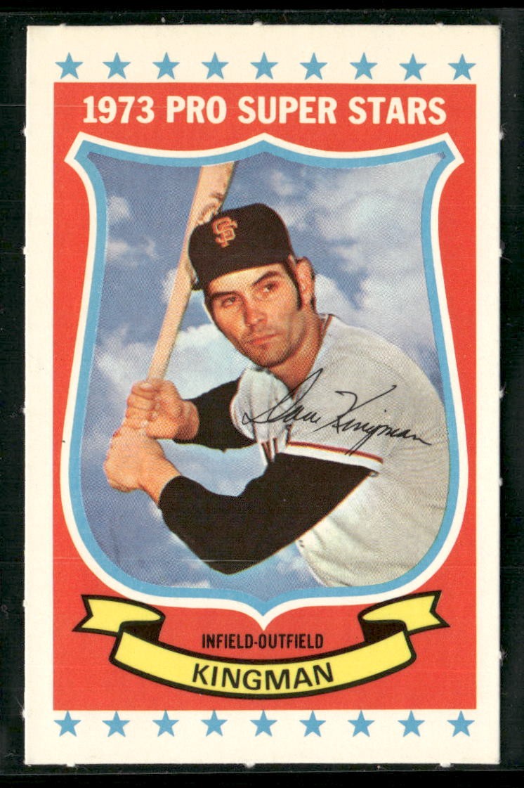 1973 Kellogg's Pro Super Stars - Dave Kingman #44 San Francisco Giants