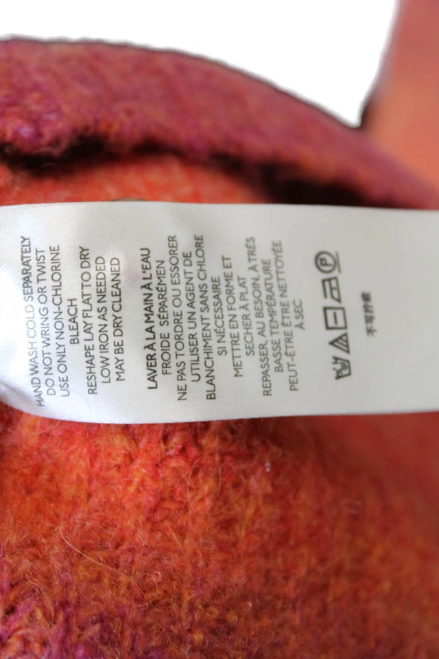 Cárdigan Suéter Top Naranja Maeve Anthropologie Mujer Estampado Cuello en V Talla XS Foto 4 de 4