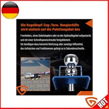 Anhängerkupplung PKW Anhänger 11cm Autoanhänger Anhänger Radlader Rangiersystem