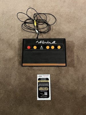 NOLAN BUSHNELL FOUNDER SIGNED AUTOGRAPHED ATARI FLASHBACK SYSTEM CONSOLE JSA