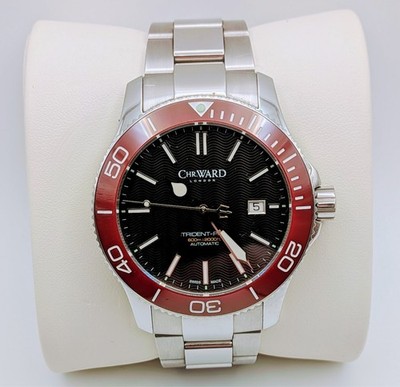 Christopher Ward Trident C60 - Red Ceramic Bezel (2012) w/ Box and Papers