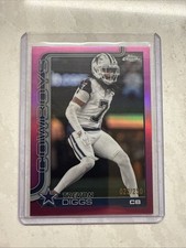 Topps Chrome 2025 Trevon Diggs Dallas Cowboys Pink /250