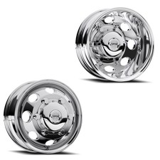 16x6 Torque Tw512c Revolver Polished Gm Dodge Ford Dually Wheels 8x6.5 Set Of 4