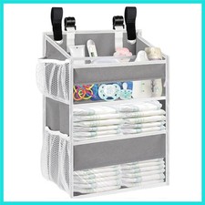 Hanging Diaper Organizer for Changing Table,Cribs,Car,Playard or Wall  Nurse...