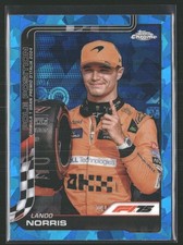 2025 Topps Chrome Sapphire F1 #120 Lando Norris Pole Position