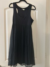 Kenzie Women’s Little Black Sleeveless Dress Layered Sz L
