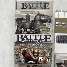 Medieval Total War Battle Collection With Expansion Pack Viking Invasion CD-ROM