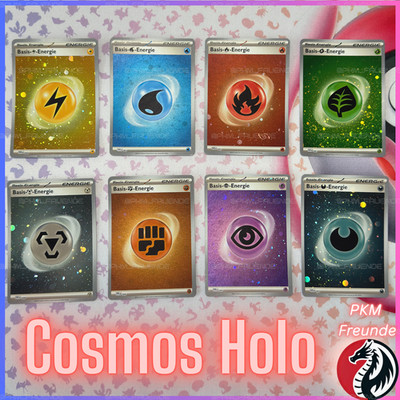 Pokemon Karten  Cosmos Holo Energie  NM  Deutsch  Playset  Deck Sammlung