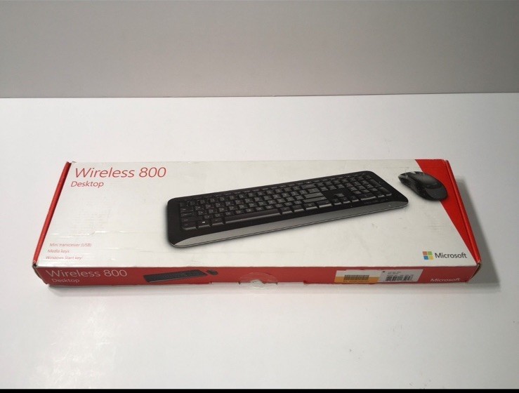 Microsoft Wireless 800 Desktop Keyboard & Mouse Bundle (USB 