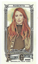 2025 TOPPS ALLEN AND GINTER MINI #286 EMMA ROBERTS - ACTRESS/PRODUCER/COLLECTOR