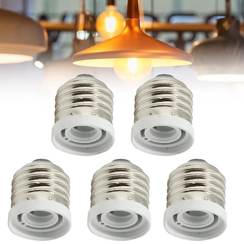 5 Pack Light Bulb Socket Adapter Medium Base E26 to Candelabra E12 Screw Reducer - Picture 9 of 12