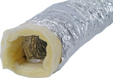 Aluminium Insulated Ducting Flexible Hose Ventilation 5" 125mm 10 metre