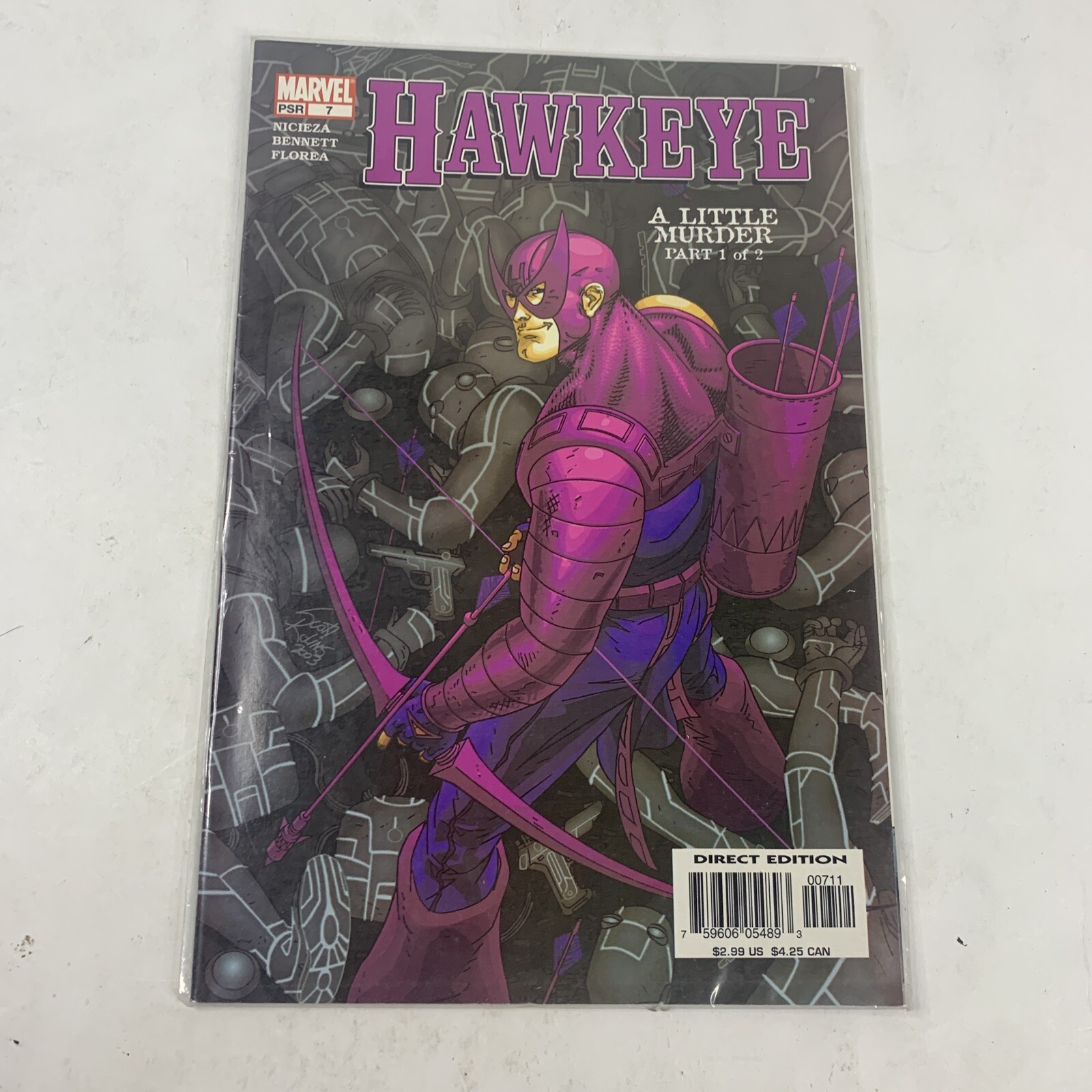 Hawkeye Comic 7 Cover A 2004 Fabian Nicieza Bennett Florea