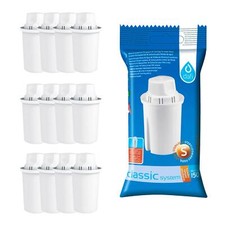 Dafi Classic Wasserfilter Kartuschen Pack 12 (kompatibel mit BRITA Classic)