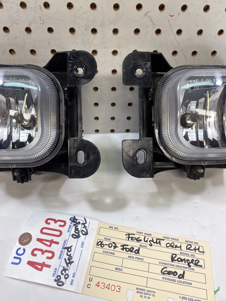 Ford Ranger 2006 2007 par de luces antiniebla derecho y lateral OEM Foto 4 de 4
