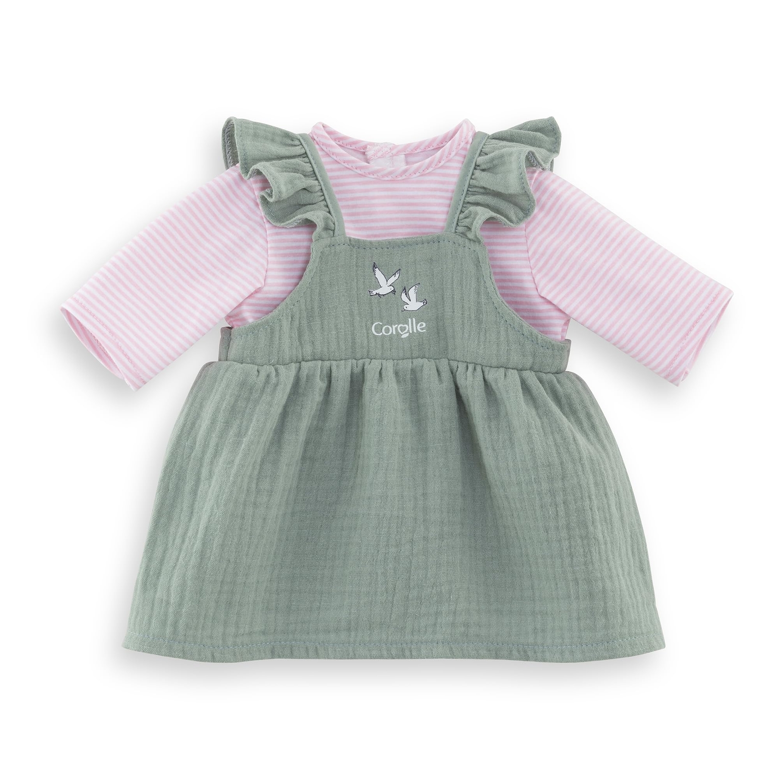 Corolle – Vestido con volantes y camiseta con bordes de Loira, ropa, para muñeca