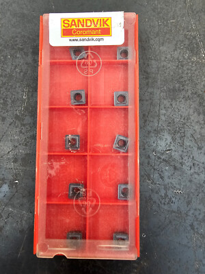 Qty 10 Sandvik 880 880-0303W06H-P-LM 0303W06 4044 Grade Carbide Drill Inserts