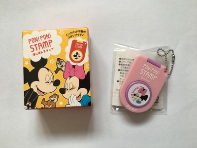 Disney Store Japan Pon Pon Stamp Minnie Mouse Thanks New Ebay