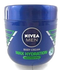 Nivea Men Max Hydration Body Cream for Normal Skin - 13.5 oz EXP-10/23
